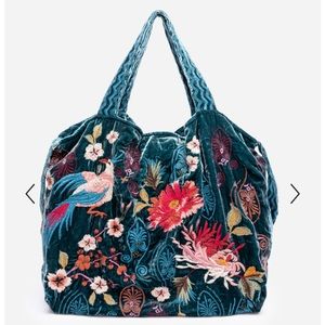 Johnny Was ASHIRA VELVET TOTE BAG